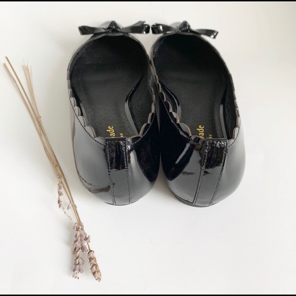 New Kate Spade Black Eleni Flex Ballerina Flat - Picture 3 of 8